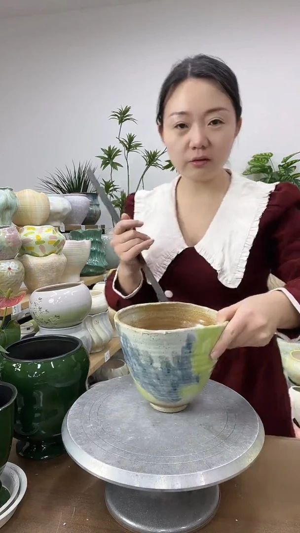 11.15陶瓷花盆直播链接高.  15    口17-13