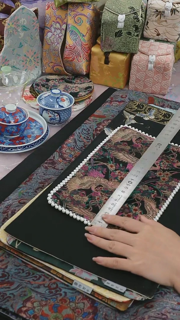 珍珠茶席仙鹤系列非常好看的系列