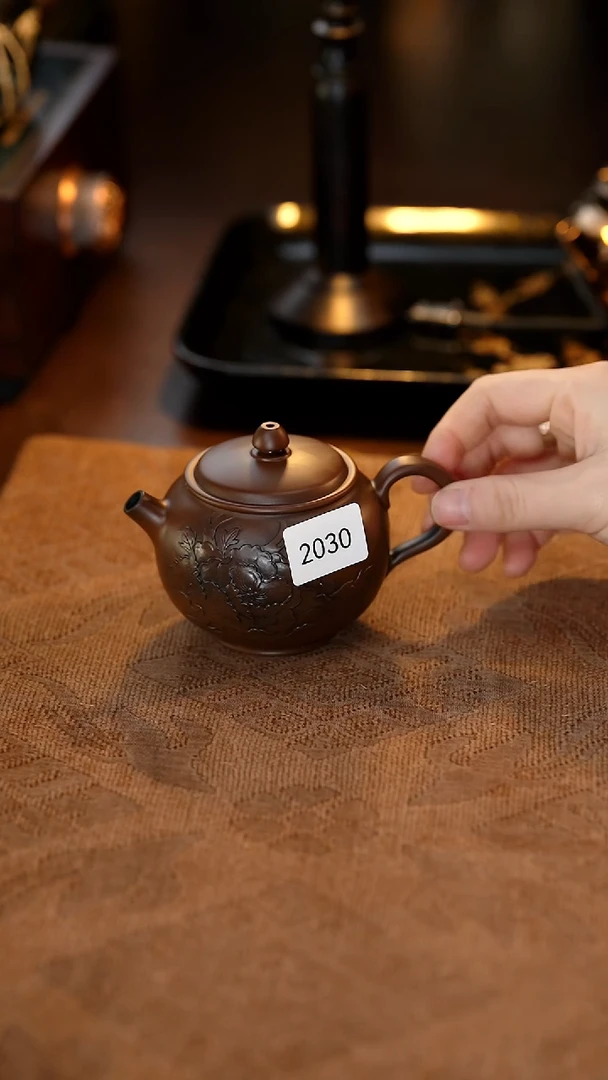【闪购商品】雲梦茶器紫陶小壶2030