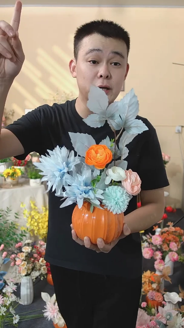 嘿淘家仿真花插花套装包邮到家