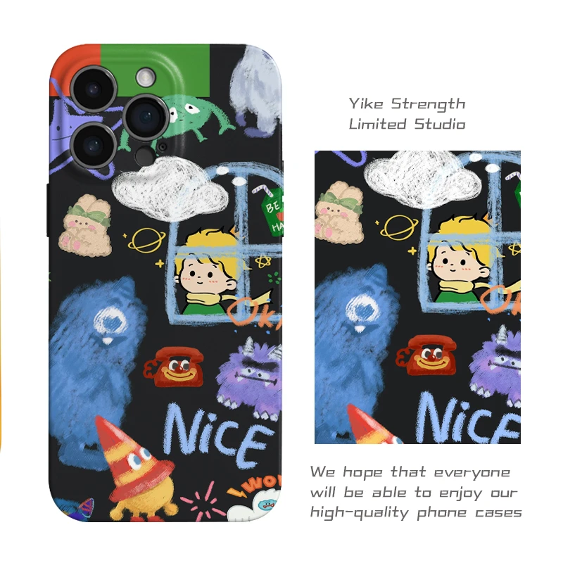 小王子菲林适用苹果16promax/全包情侣可爱手机壳insVIVO华为