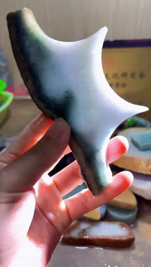 翡翠挂件未镶嵌A货常星3091