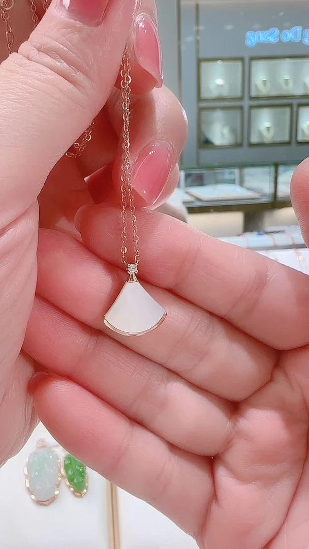 【闪购商品】贝壳（贝母）套链18K金镶嵌18K金套链