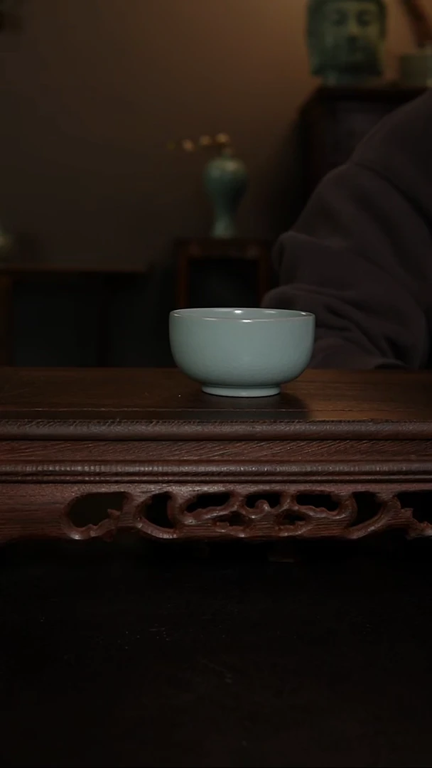 摆件原产地原矿仿古釉王国奇手工罗汉杯