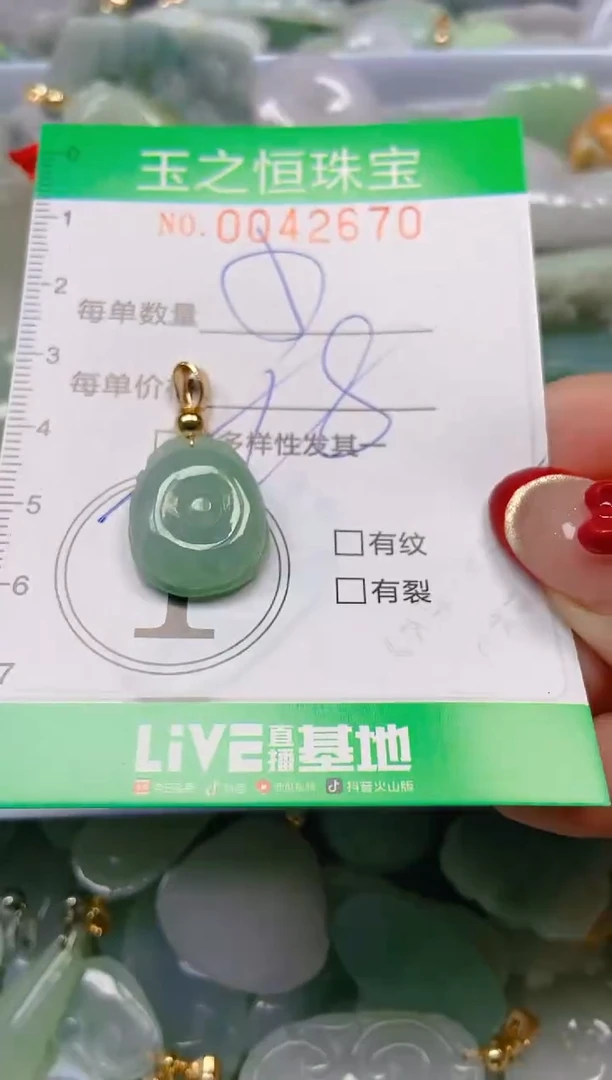 【闪购商品】翡翠颈饰未镶嵌闪购0042670多样性发其一