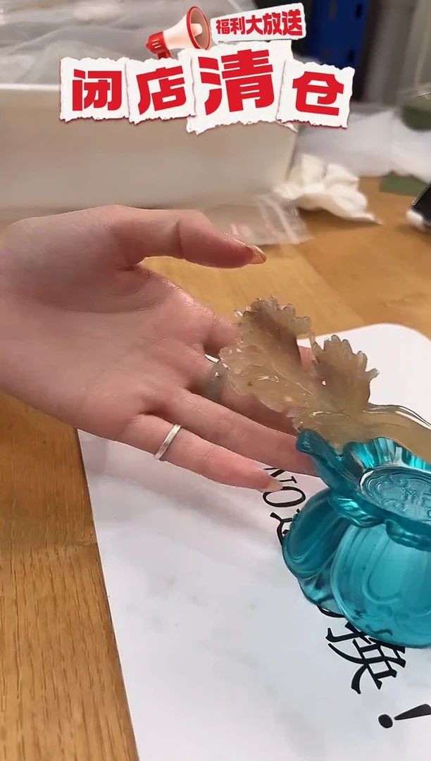 白水牛角白水牛角精雕发簪17g.花