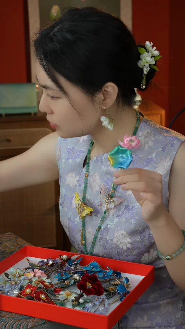 刺绣纯手工非遗国风饰品