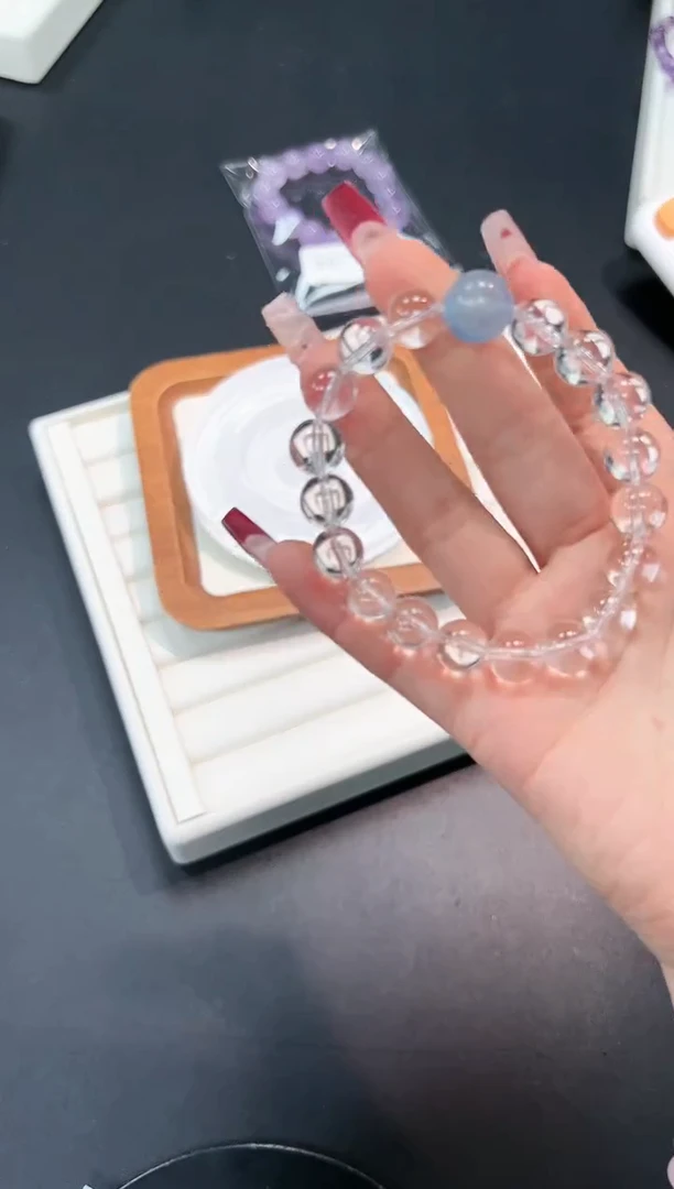 【闪购商品】水晶手串未镶嵌96n多样性发其一/1条默认微瑕