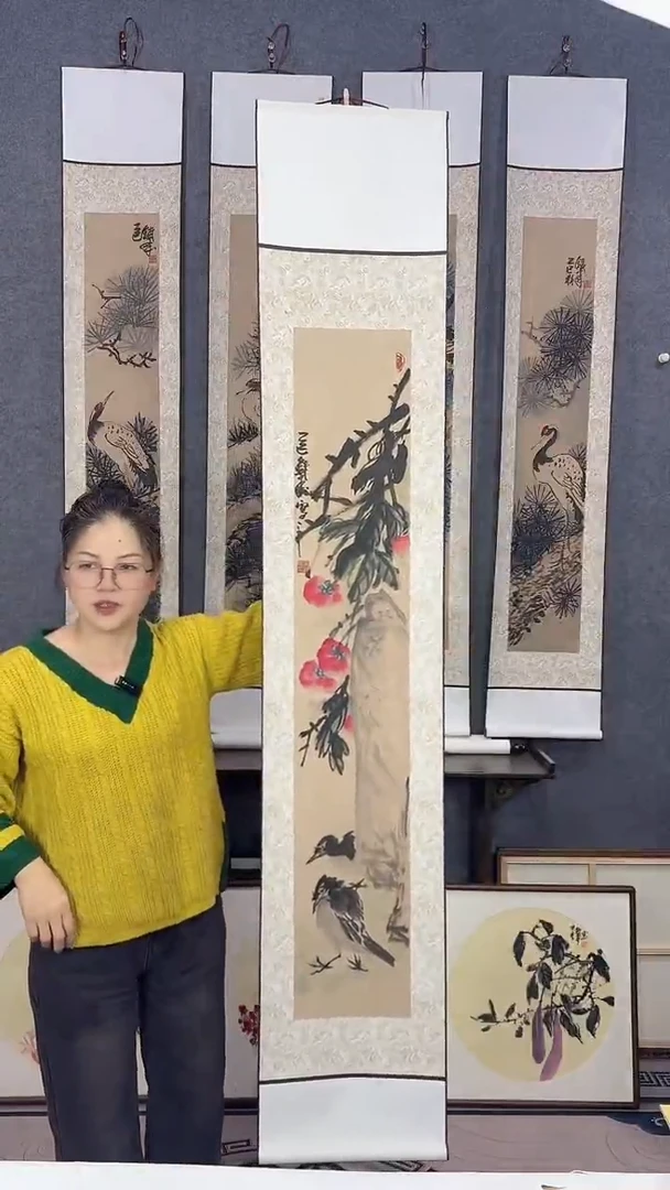 国画175*32吴铁成作品