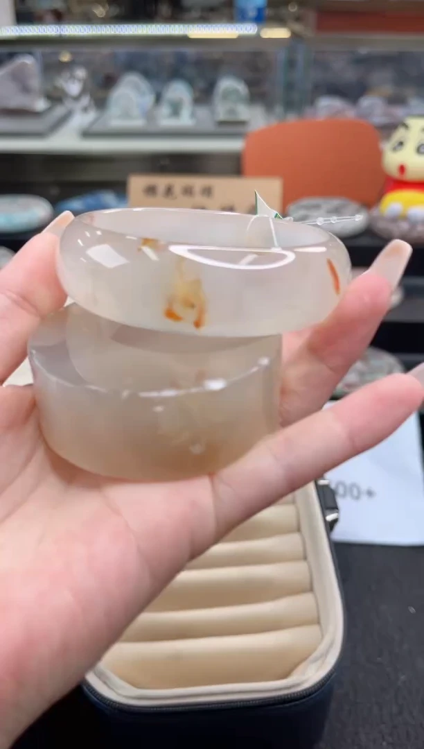 石英质玉手镯未镶嵌64圈口 （赠品镯心）3009416