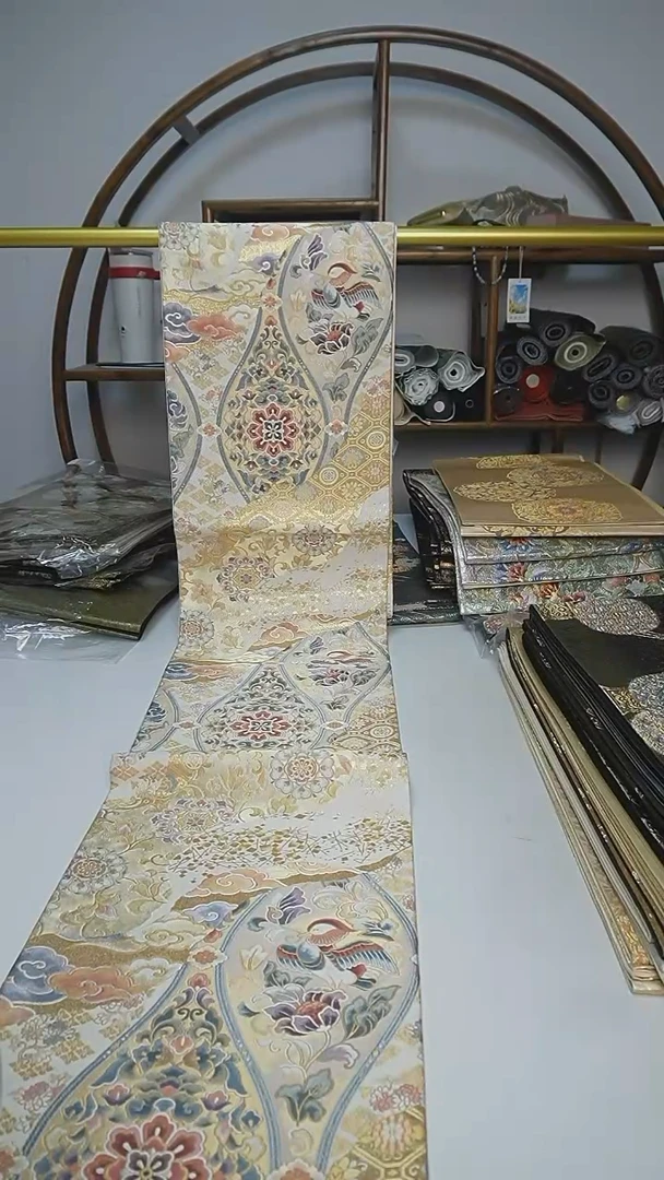 织绣136西阵织六通宝相花