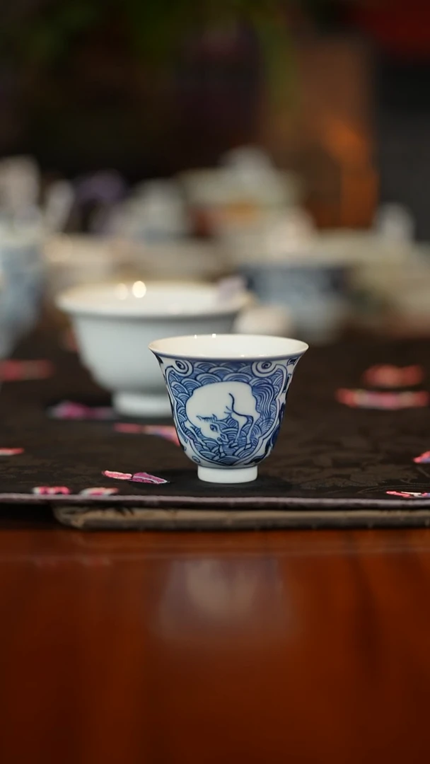 杯子092青花主人杯