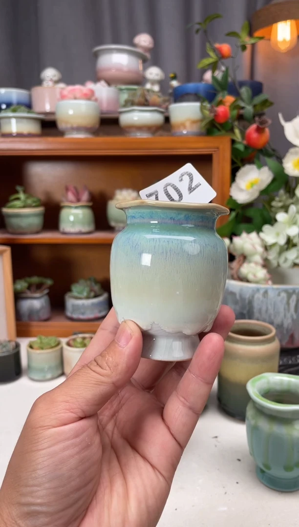 瓷片好**-702知木小芳花盆