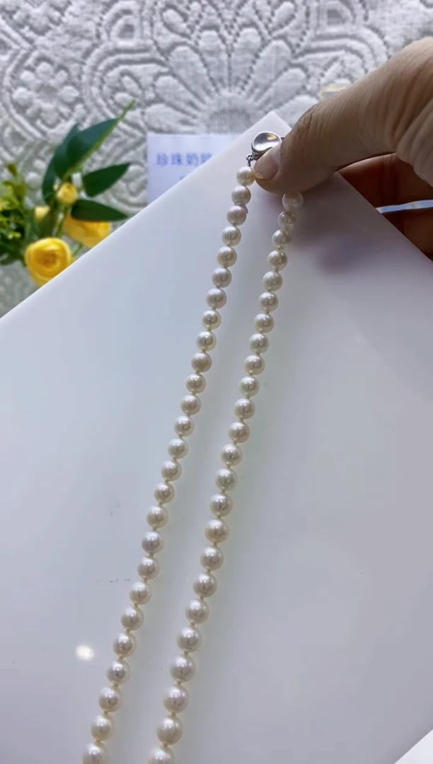 未镶嵌淡水珍珠BG珍珠串链@@C1244