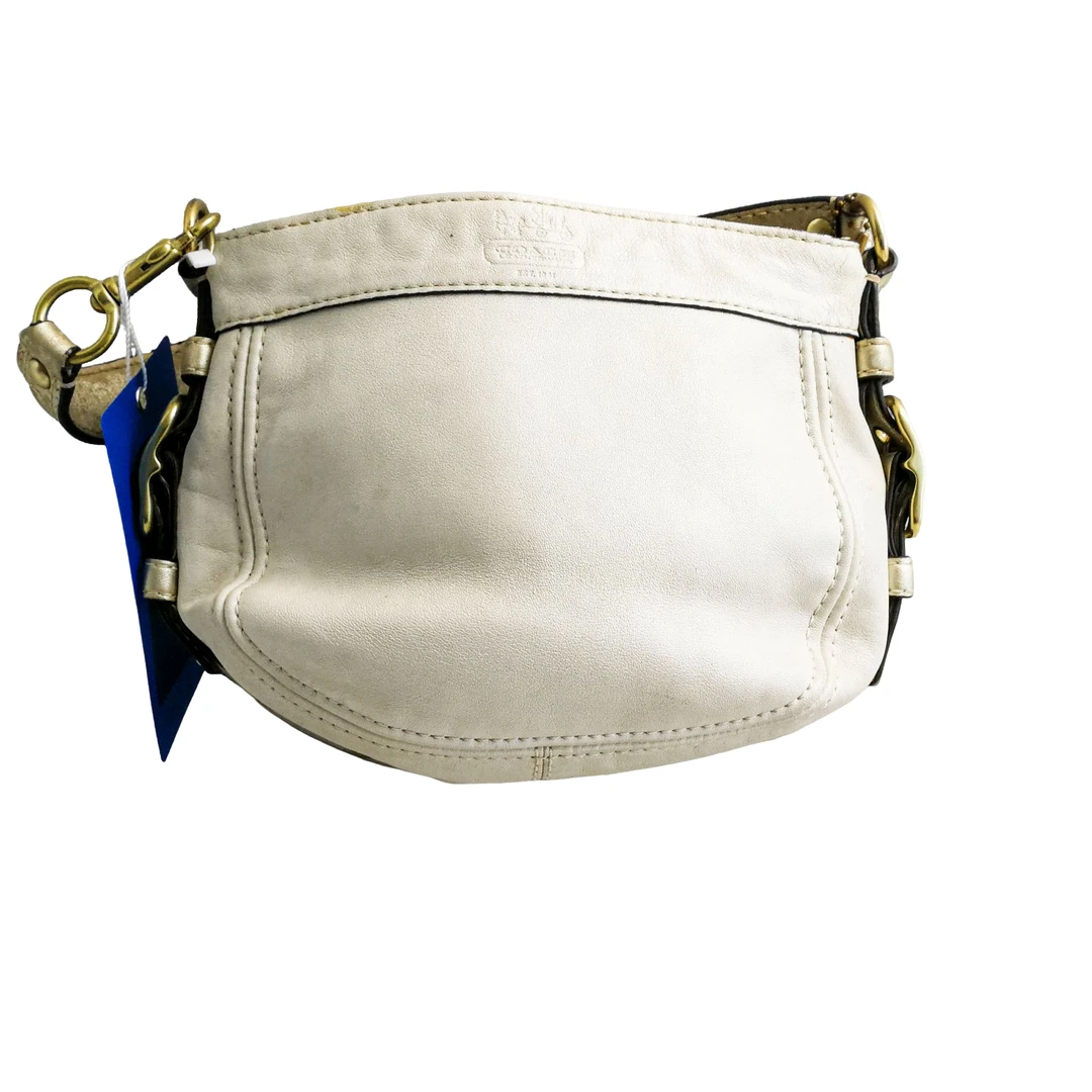 95新 COACH/蔻驰 coach  白色小元宝包 a121972