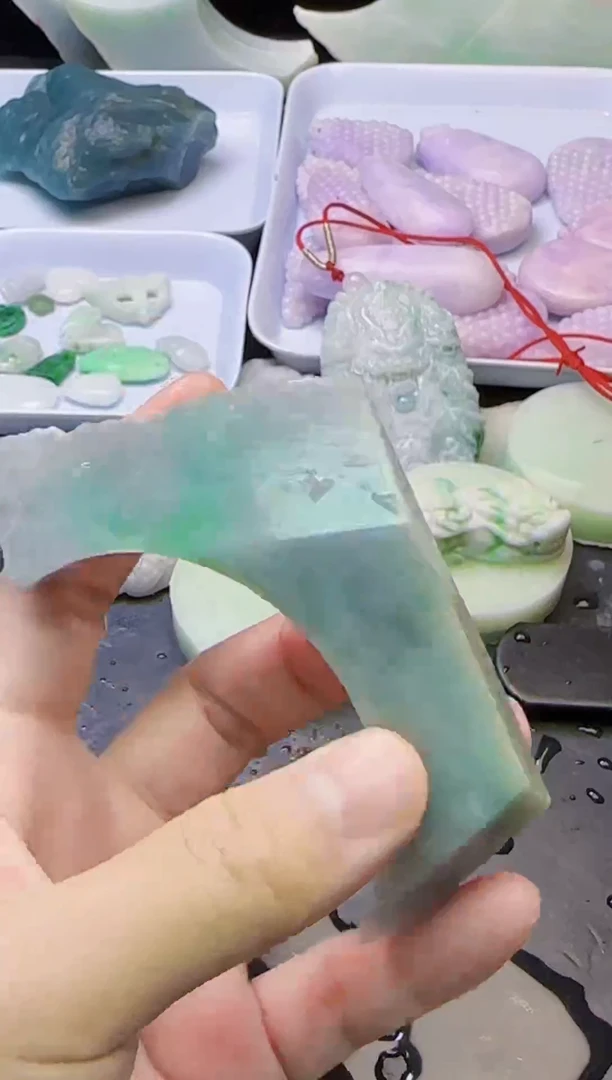 配石翡翠013天然A货翡翠