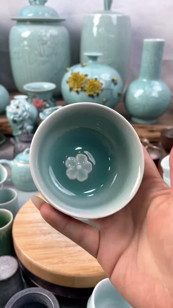 【闪购商品】特价 微瑕 慧仙青瓷