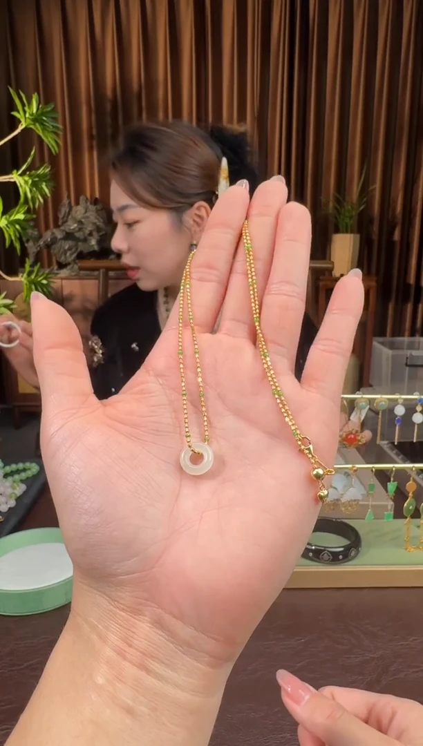 颈饰未镶嵌和田玉42黄设计11.20多样性拍一发一