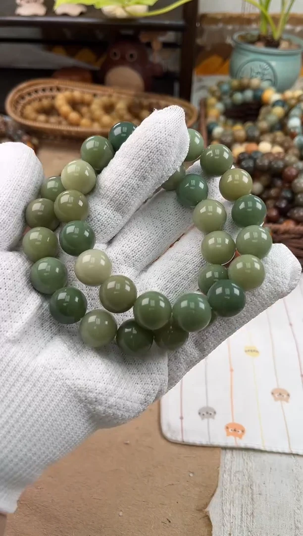 手串菩提根/象牙果a285 卡15 水磨微瑕