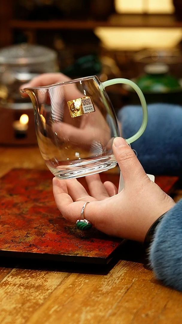 【闪购商品】禾器/晶彩澄然茶海/浅玉色