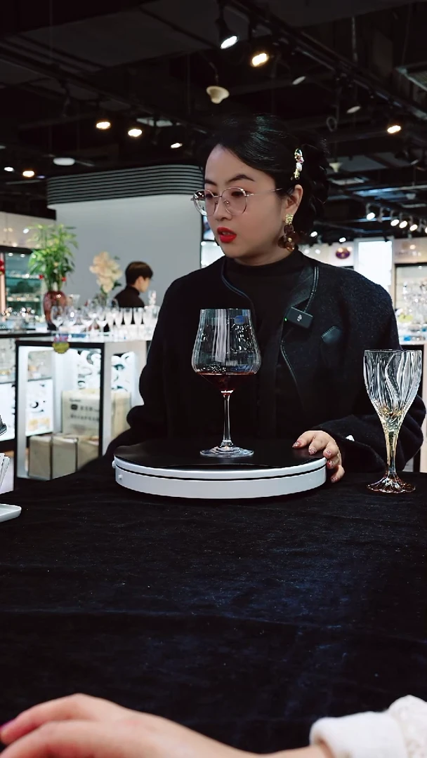 水晶高脚款6红酒杯