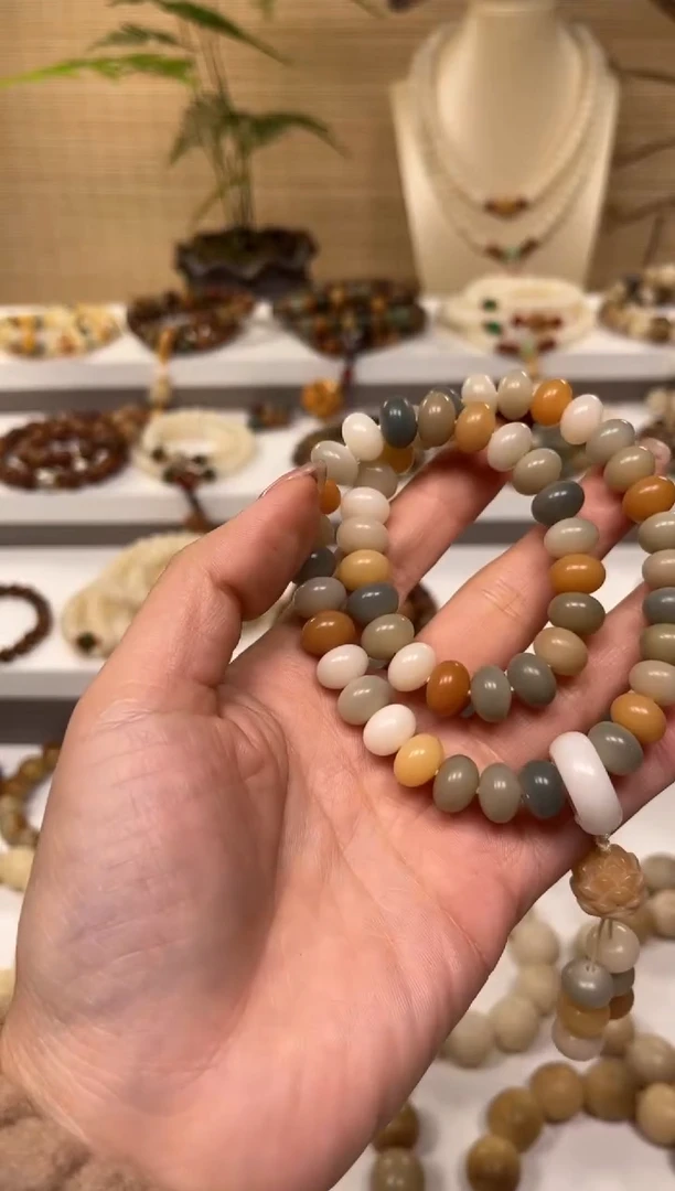 【闪购商品】白玉菩提手串算盘双圈手持