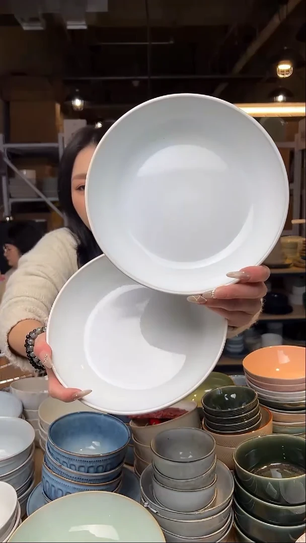 瓷97外贸尾货窑变釉下彩默外微瑕