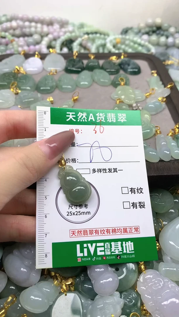 颈饰未镶嵌翡翠未镶嵌a货翡翠-36