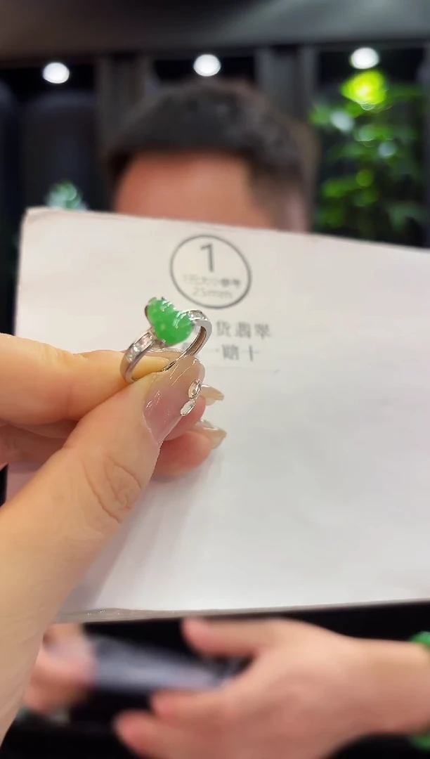 未镶嵌戒指翡翠缅料A货/支持复检/一件