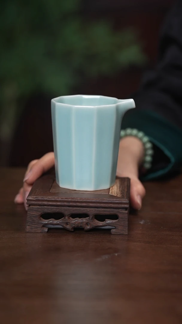 【闪购商品】清凉寺原产地仿古釉手工汝瓷十方公道