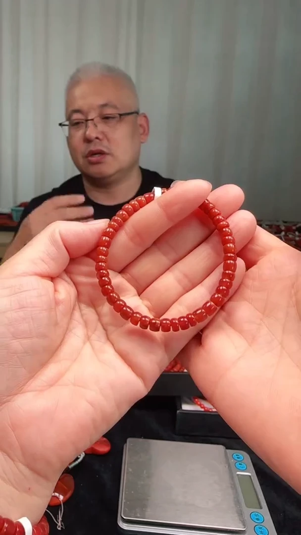 未镶嵌多样性发一件南红玛瑙6mm原矿九口随型手串