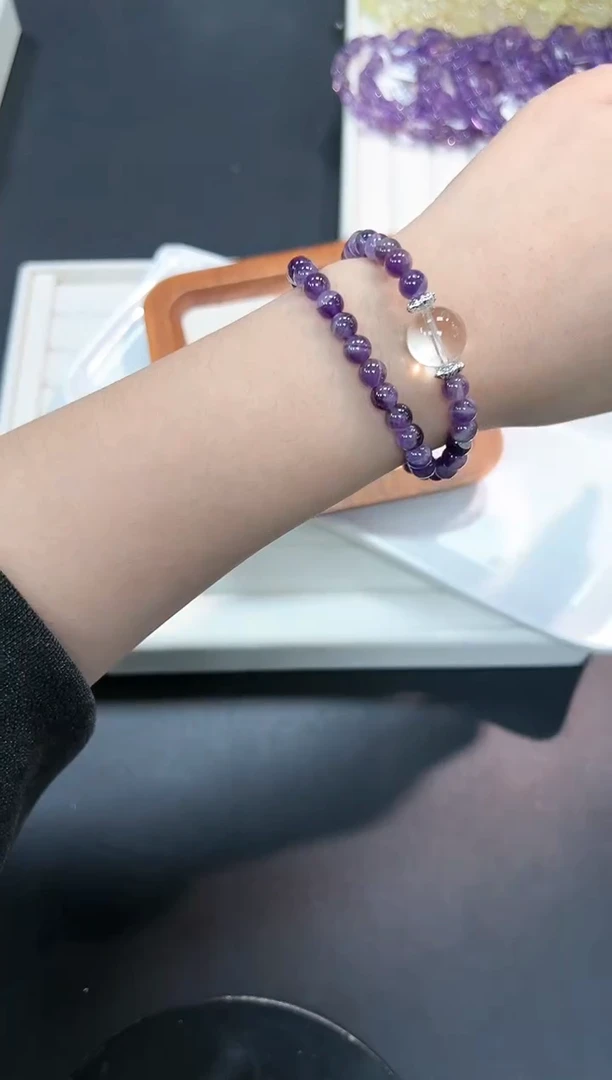 【闪购商品】水晶手串未镶嵌92m多样性发其一/1条默认微瑕