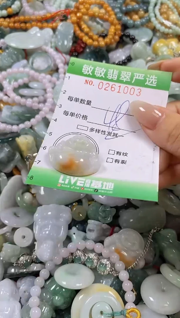 翡翠未镶嵌颈饰闪购0261003多样性发其一
