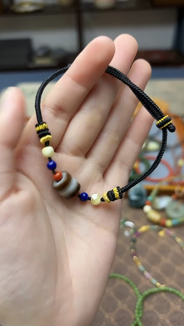 挂件玛瑙/玉髓（覆膜）未镶嵌玛瑙手绳LW