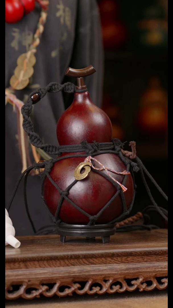 108号精品天然大漆酒葫芦一物一拍~