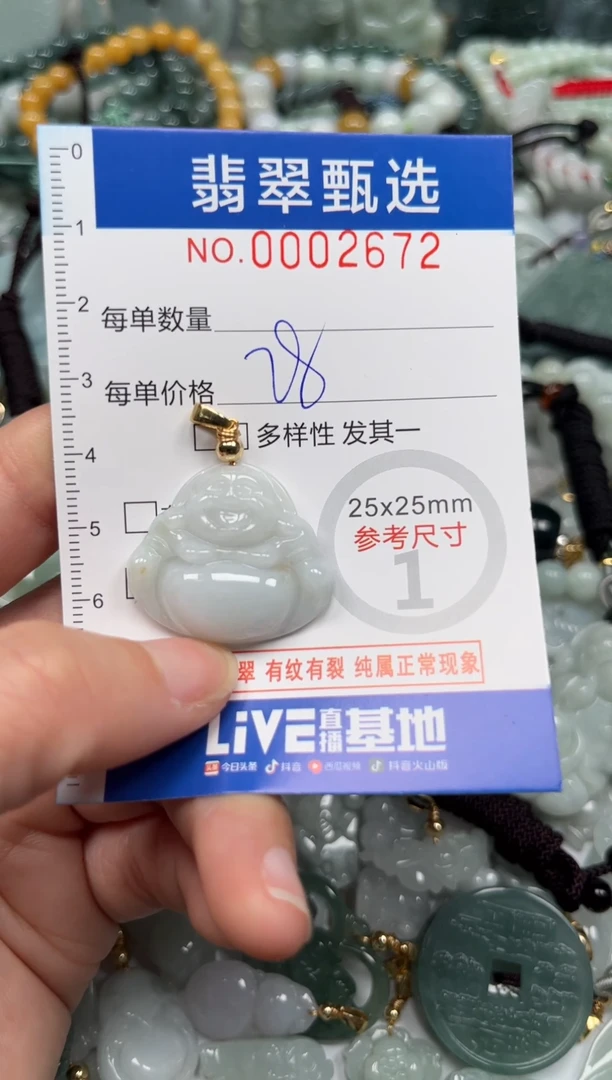 【闪购商品】翡翠颈饰未镶嵌00..2672