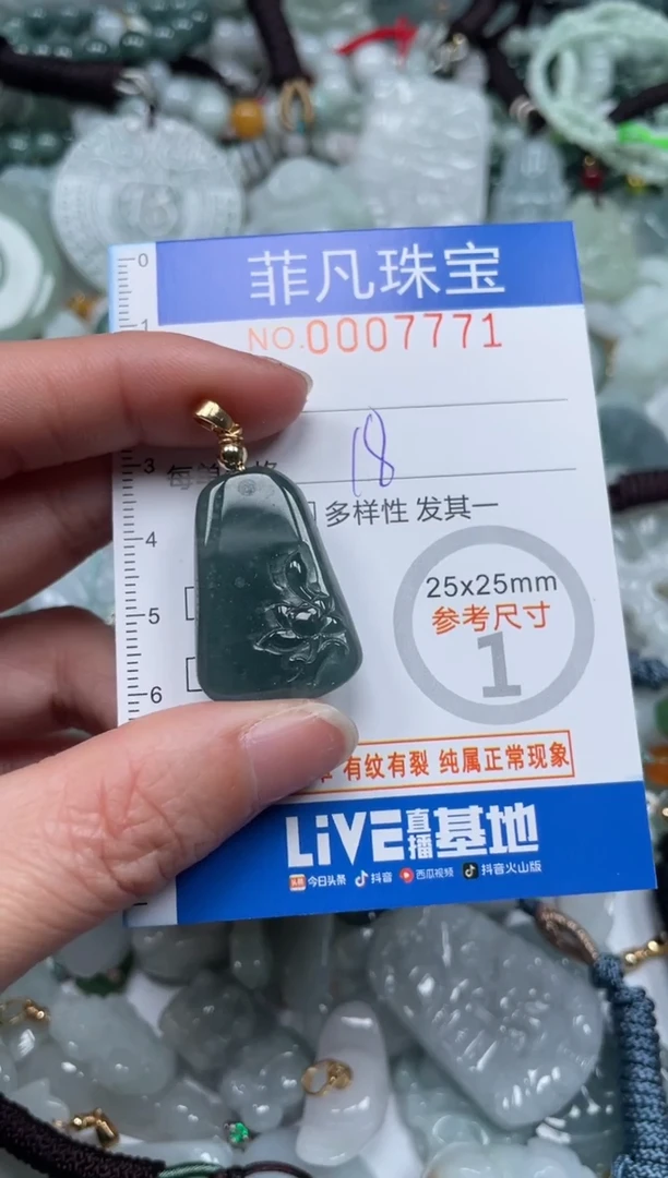 【闪购商品】翡翠颈饰未镶嵌00..7771