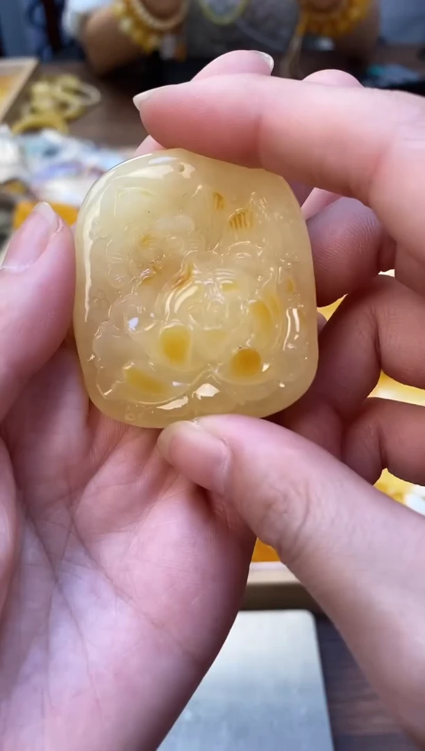 裸石琥珀未镶嵌天然琥珀蜜蜡