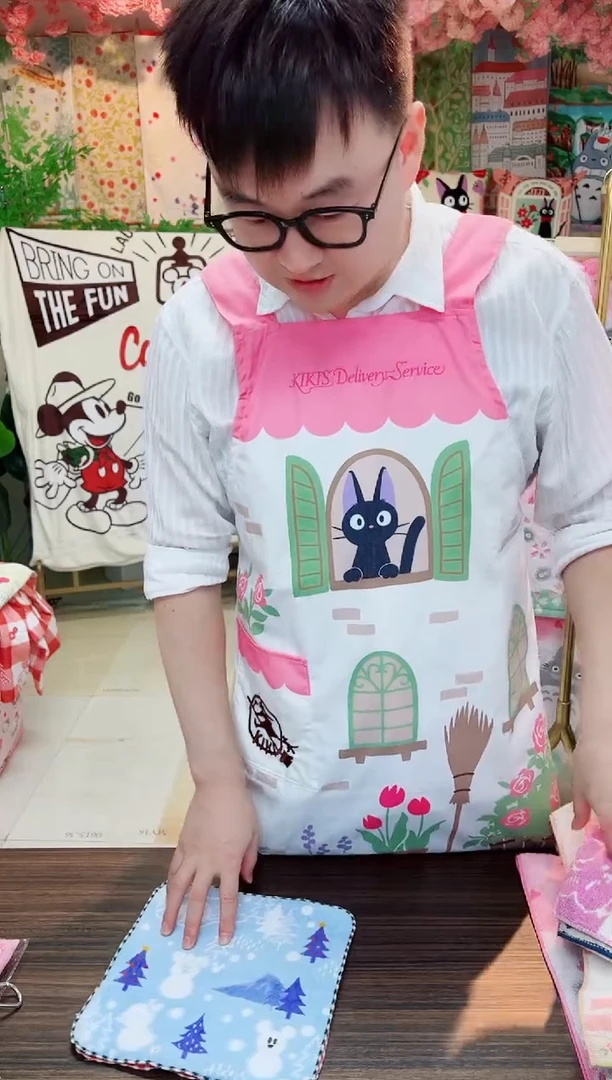 棉直播间链接小方巾5