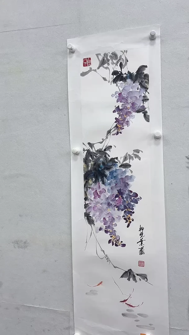 国画柳晓叶国画作品2.2平尺