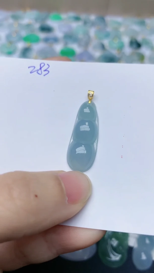 【闪购商品】翡翠颈饰18K金镶嵌天然翡翠A货    283