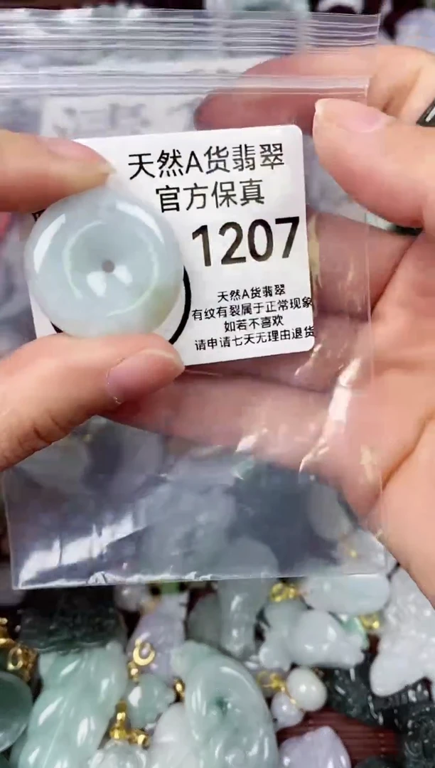 【闪购商品】翡翠颈饰未镶嵌天然A货翡翠1207