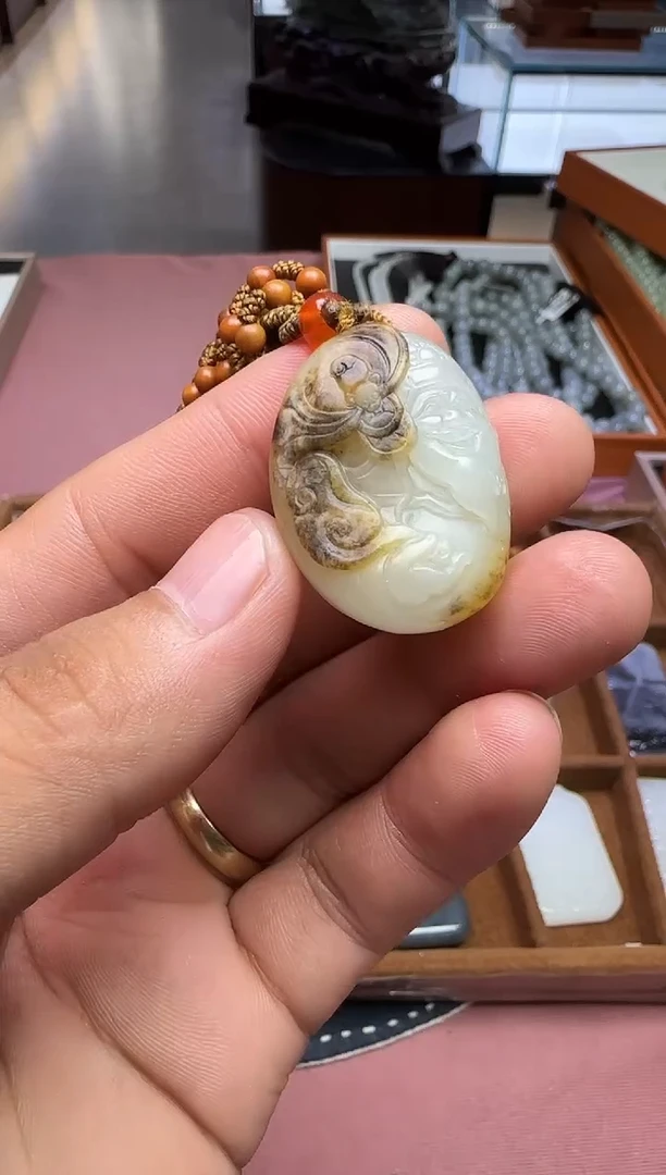 未镶嵌和田玉挂件【陆1104】175 7026