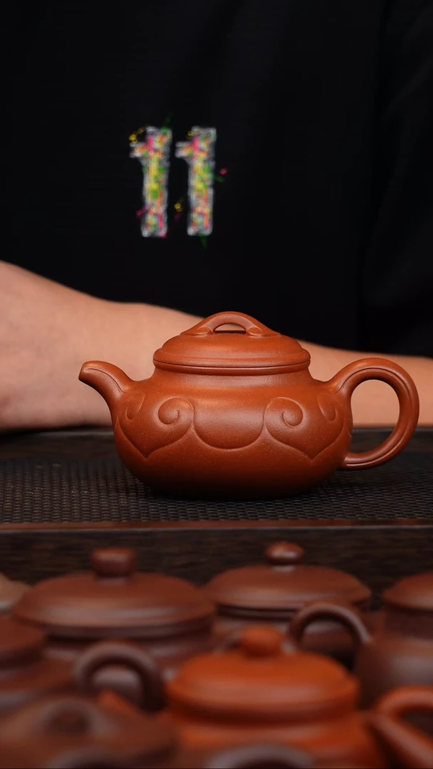 茶壶紫砂赵****?补差价仿古如意180cc
