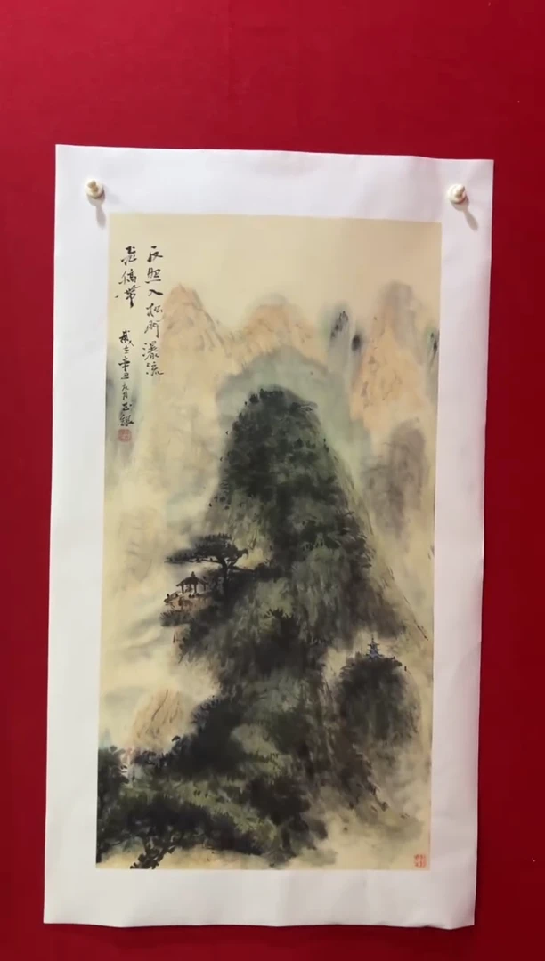 国画手绘国画作品