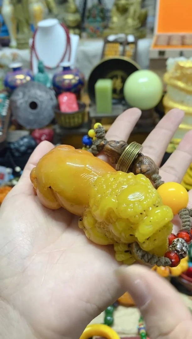 【闪购商品】和田玉（黄玉）摆件未镶嵌主播推荐主播推荐