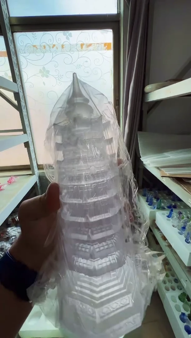 手工艺品琉璃古法琉璃25.8 塔摆件