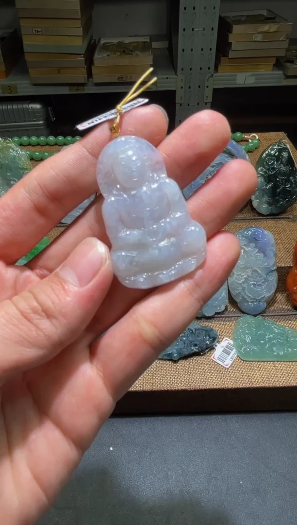 颈饰18K金镶嵌翡翠MFC1220041