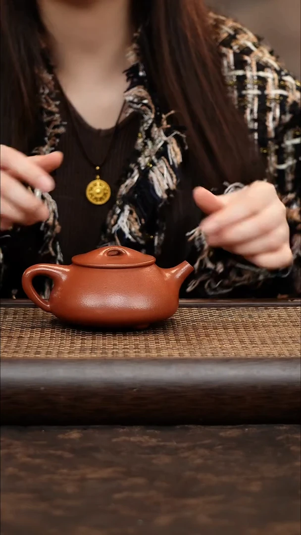 茶杯紫砂石瓢锦州小红泥