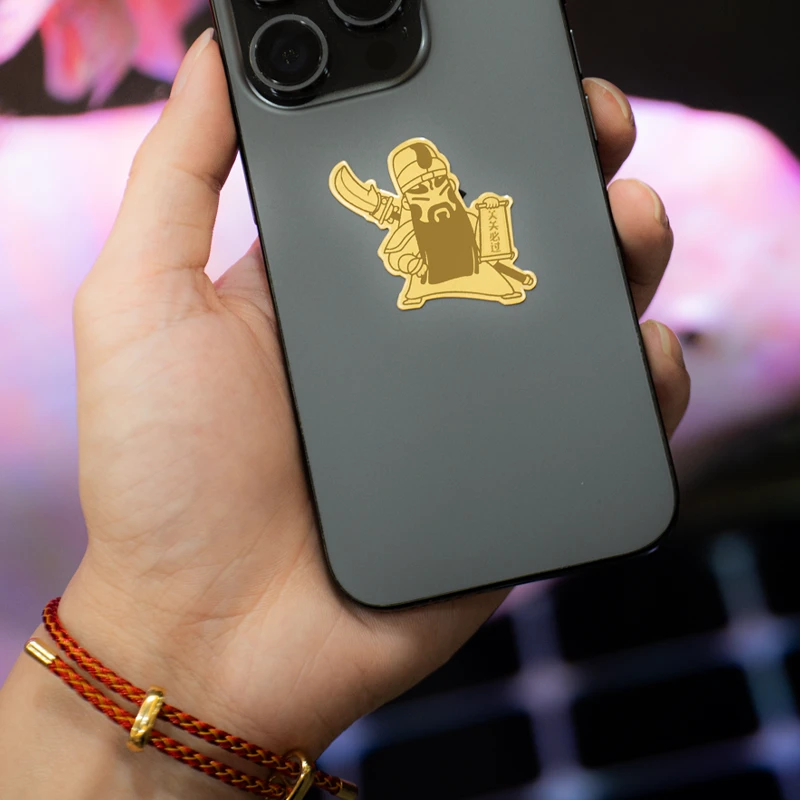 深圳水贝10mg黄金999关关必过手机贴高考中考金榜题名礼物